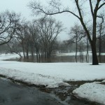 some snow still on the river