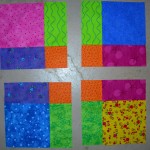 Cut 9 patch 9 patch cut into 4 equal squares